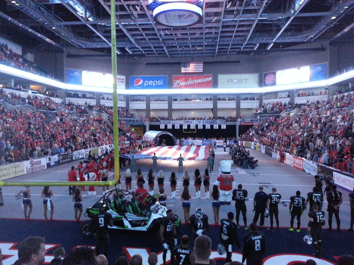 The Sioux Falls Storm hosts the 2015 United Bowl